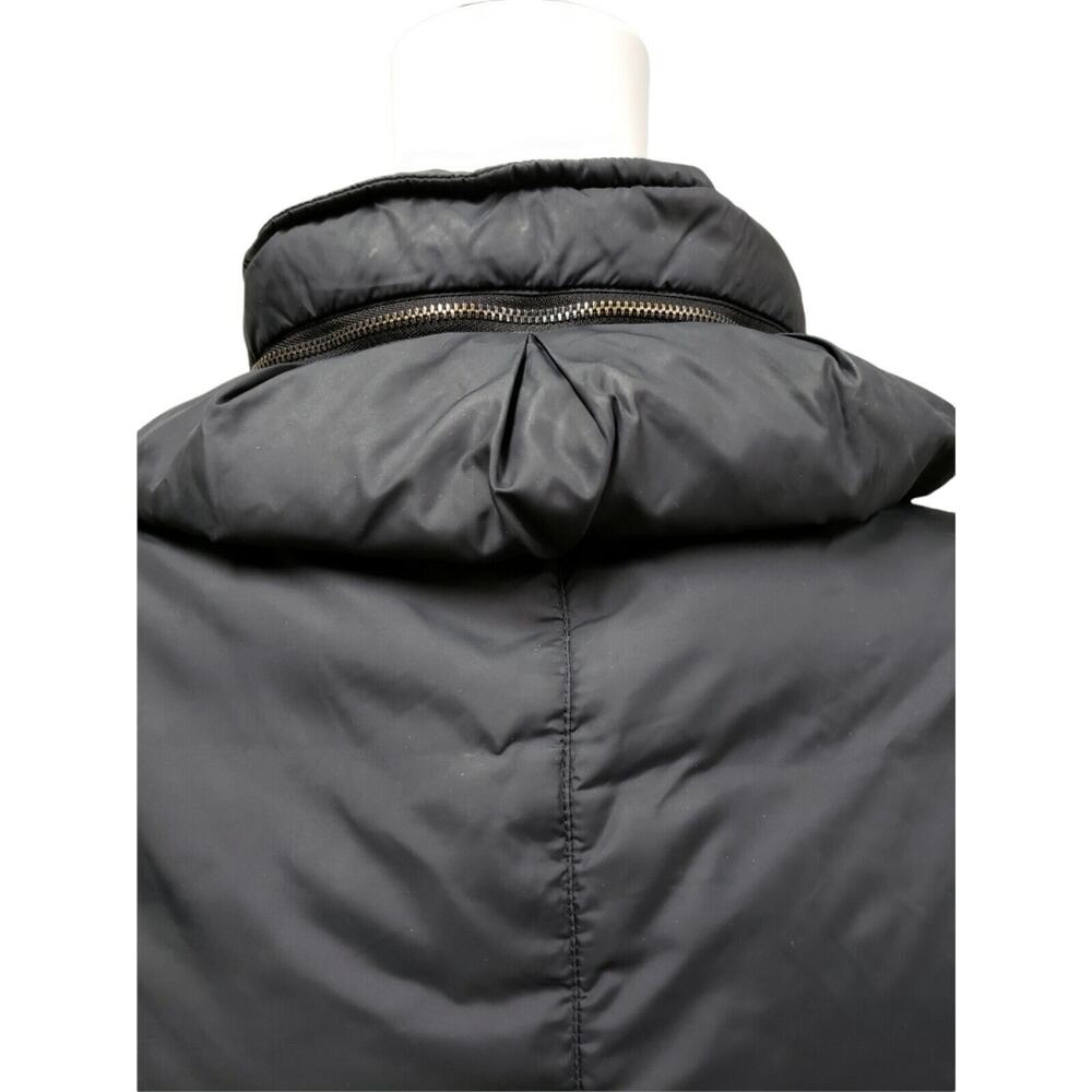ARMANI COLLEZIONI Womens Black Goose Down Coat Puffer Jacket Size 6 - Picture 4 of 12